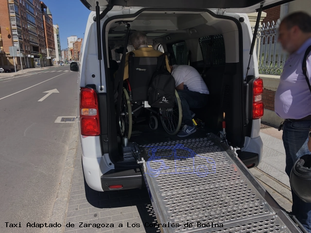 Taxi accesible de Los Corrales de Buelna a Zaragoza